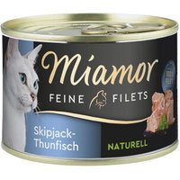 Miamor Feine Filets Naturell Skipjack-Thunfisch 12x156 g von Miamor