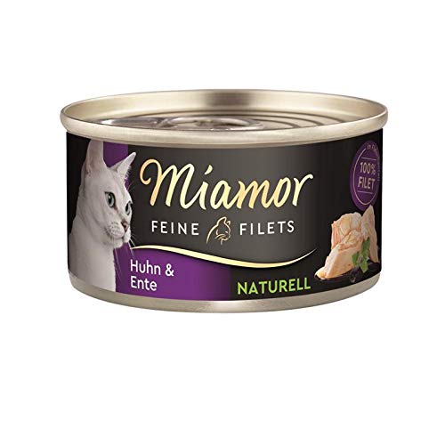 Miamor Feine Filets Naturell Huhn & Ente | 24x 80g von Miamor