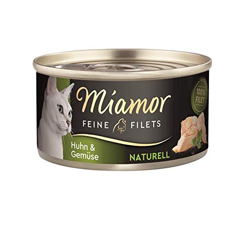 Miamor Feine Filets Naturell Huhn & Gemüse | 24x 80g von Miamor