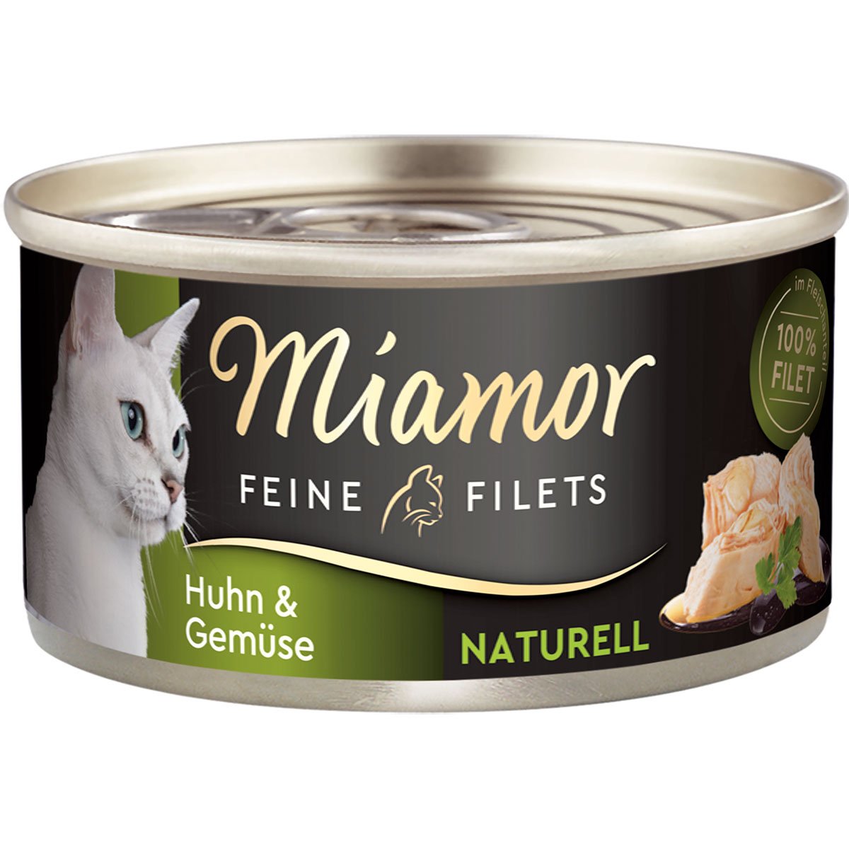 Miamor Feine Filets Naturell Huhn & Gemüse 48x80g von Miamor