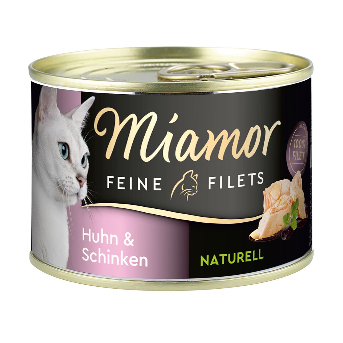 Miamor Feine Filets Naturell Huhn & Schinken 12x156g von Miamor