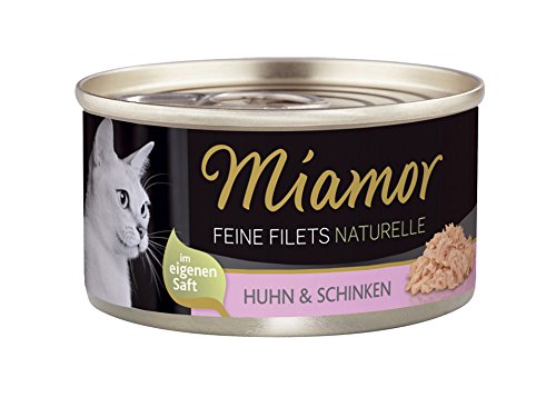 Miamor Feine Filets Naturell Huhn & Schinken 24x80g von Miamor