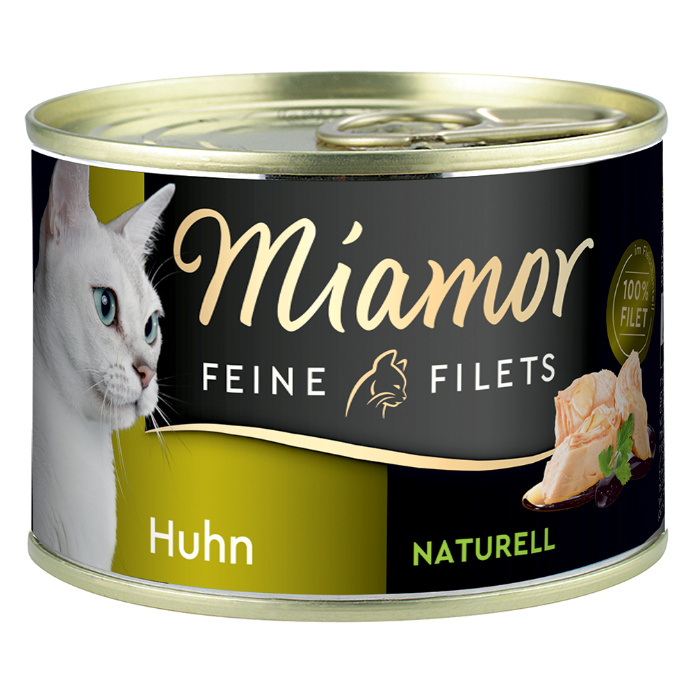 Miamor Feine Filets Naturelle 12 x 156 g - Mixpaket (4 Sorten) von Miamor