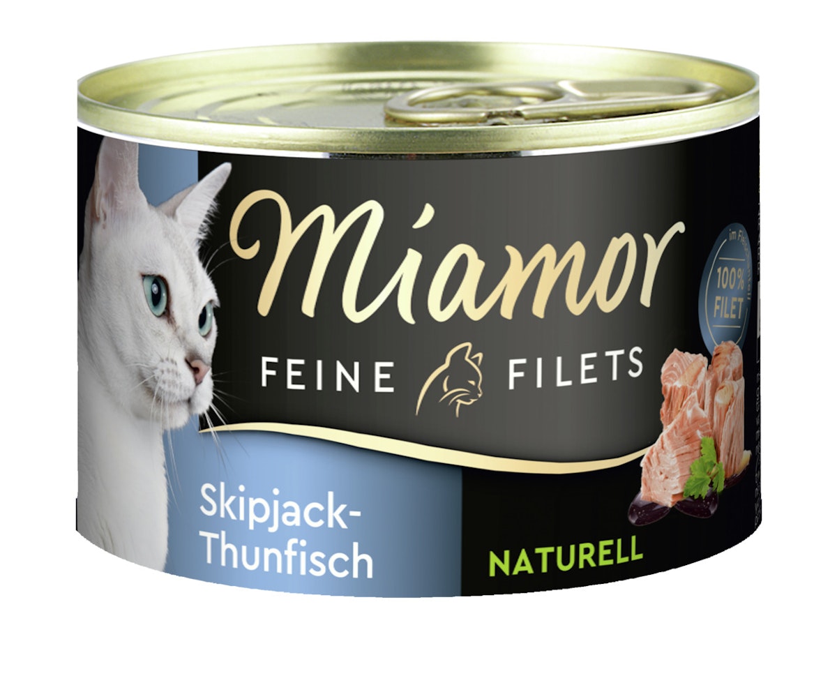 Miamor Feine Filets Naturelle 156g Dose Katzennassfutter von Miamor