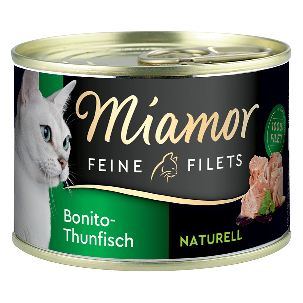 Sparpaket Miamor Feine Filets Naturelle 24 x 156 g - Bonito-Thunfisch von Miamor