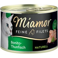 Miamor Feine Filets Naturelle 24 x 156 g - Bonito-Thunfisch von Miamor