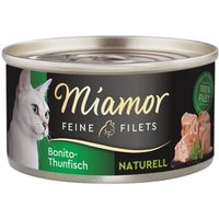 Miamor Feine Filets Naturelle Bonito-Thunfisch 48x80 g von Miamor