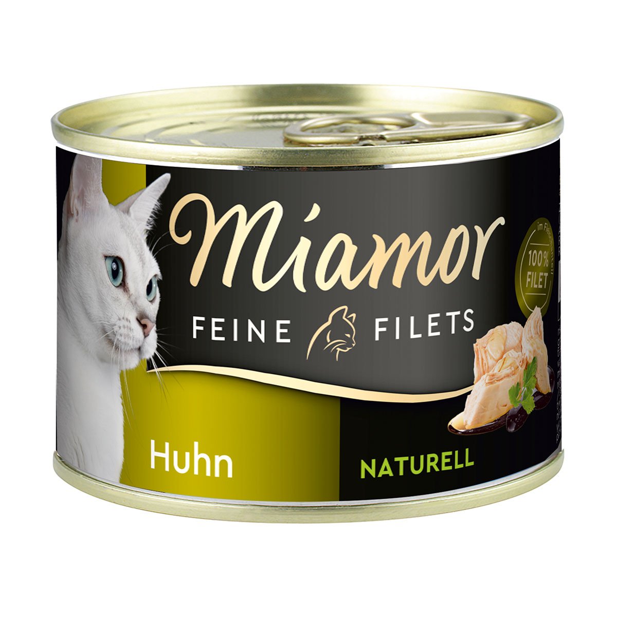 Miamor Feine Filets Naturelle Huhn 156g Dose 24x156g von Miamor