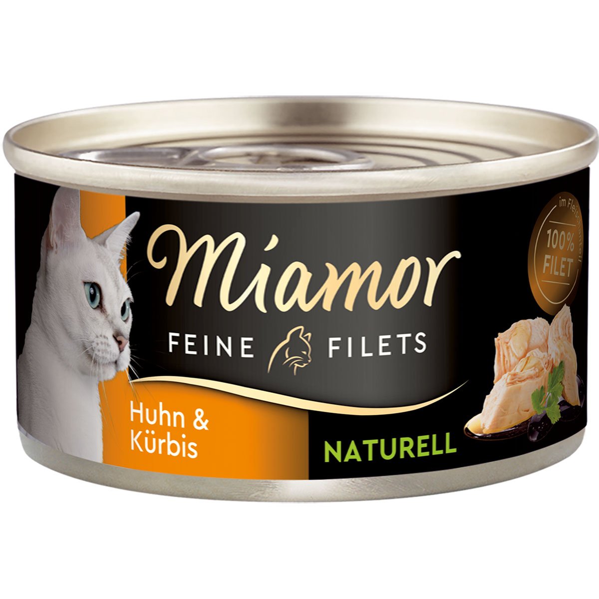 Miamor Feine Filets Naturelle Huhn und Kürbis 48x80g von Miamor