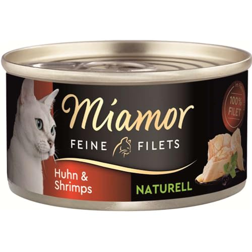 Miamor Feine Filets Naturelle Huhn&Shrimps | 24x 80g Katzenfutter Miamor Feine Filets Naturelle Huhn&Shrimps | 24x 80g Katzenfutter von Miamor