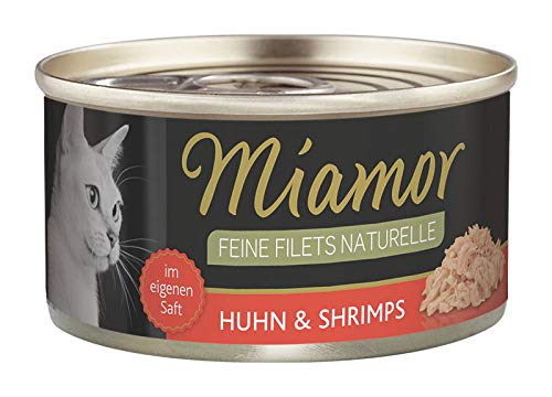 Miamor Feine Filets Naturelle Huhn&Shrimps | 24x 80g Katzenfutter von Miamor