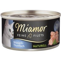 Miamor Feine Filets Naturelle Skipjack-Thunfisch 96x80 g von Miamor