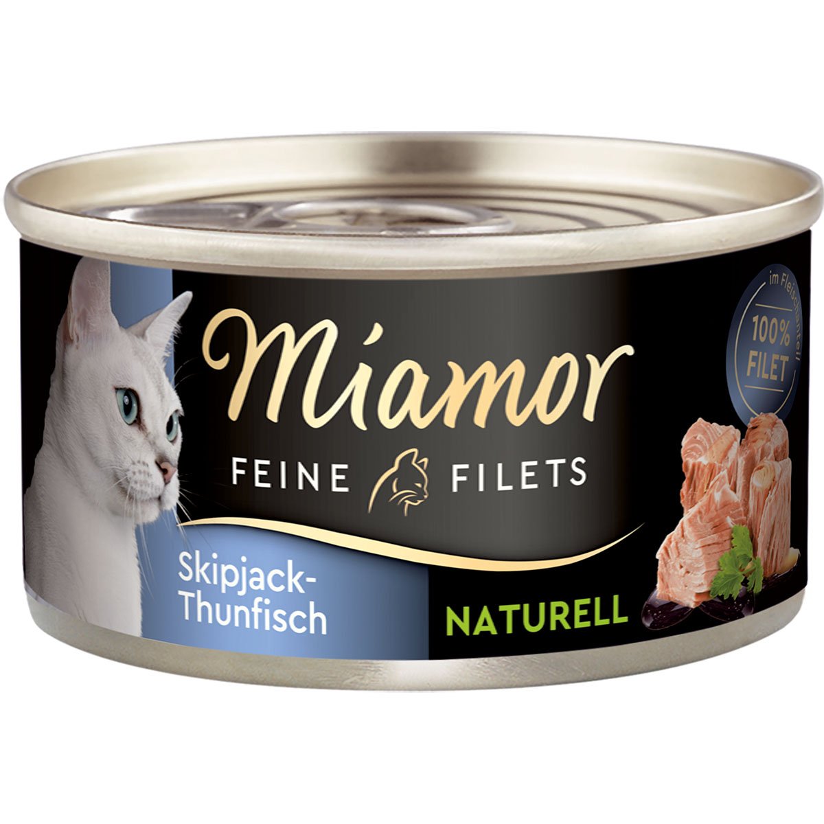 Miamor Feine Filets Naturelle Skipjack und Thunfisch 80g Dose 48x80g von Miamor