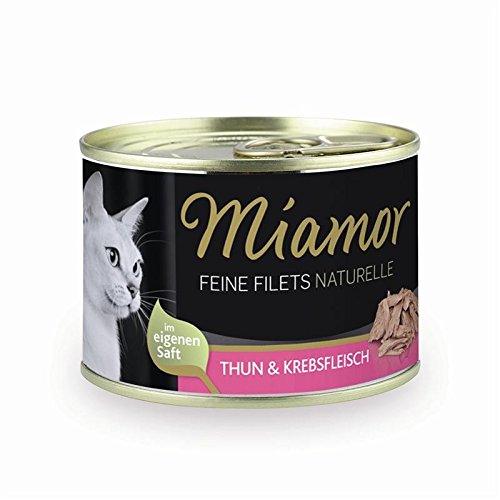 12 x Miamor Feine Filets Naturelle Thunfisch & Krebsfleisch 156g Dose von Miamor