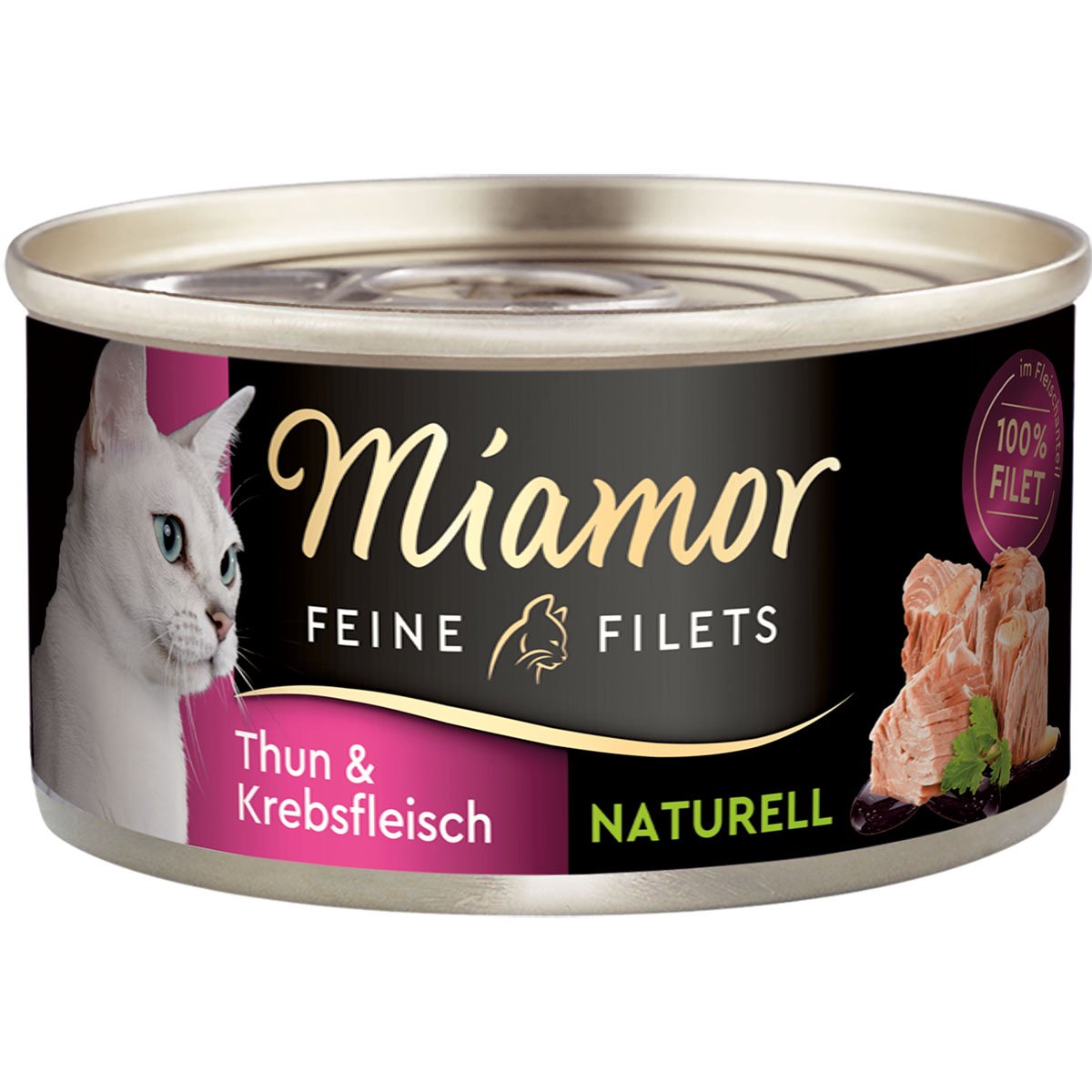 Miamor Feine Filets Naturelle Thunfisch und Krebs 24x80g von Miamor