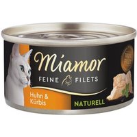Miamor Feine Filets Naturelle Huhn und Kürbis 24x80 g von Miamor