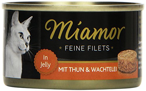 Miamor Feine Filets Thun & Wachtelei 24 x 100g von Miamor