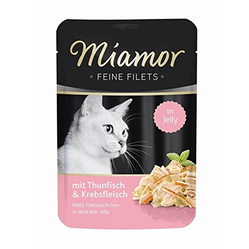 Miamor | Feine Filets Thunfisch in Krebsjelly | 24 x 100 g von Miamor