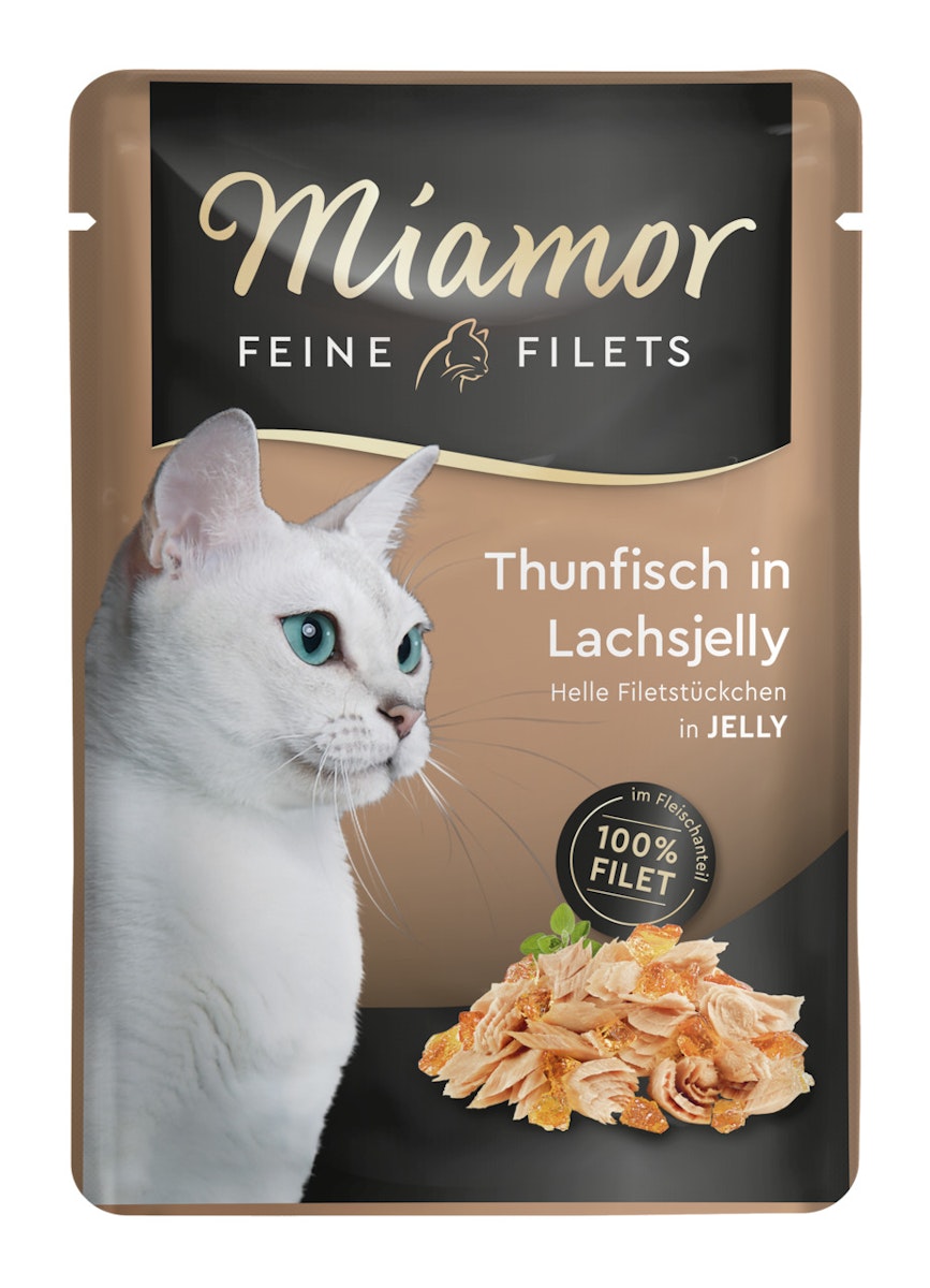 Miamor Feine Filets in Jelly 100g Frischebeutel Katzennassfutter von Miamor