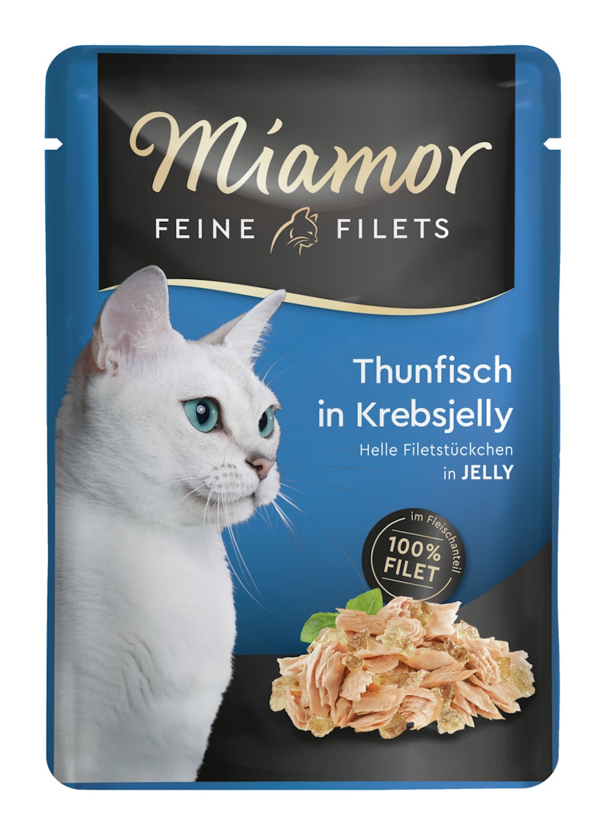 Miamor Feine Filets in Jelly 100g Frischebeutel Katzennassfutter von Miamor