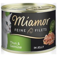 Miamor Feine Filets in Jelly Thunfisch und Gemüse 12x185 g von Miamor
