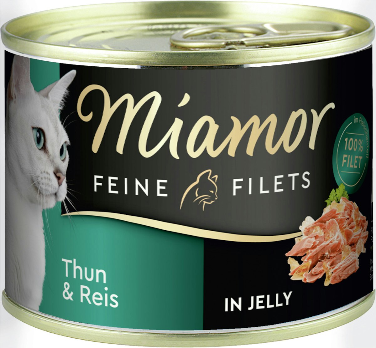 Miamor Feine Filets in Jelly 185g Dose Katzennassfutter von Miamor