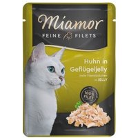 Miamor Feine Filets in Jelly Huhn in Geflügeljelly 48x100 g von Miamor