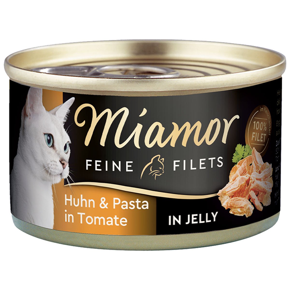 Miamor Feine Filets in Jelly Huhn und Pasta 100g Dose 24x100g von Miamor