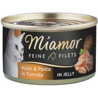 Miamor Feine Filets in Jelly Huhn und Pasta 96x100 g Miamor Feine Filets in Jelly Huhn und Pasta 96x100 g von Miamor