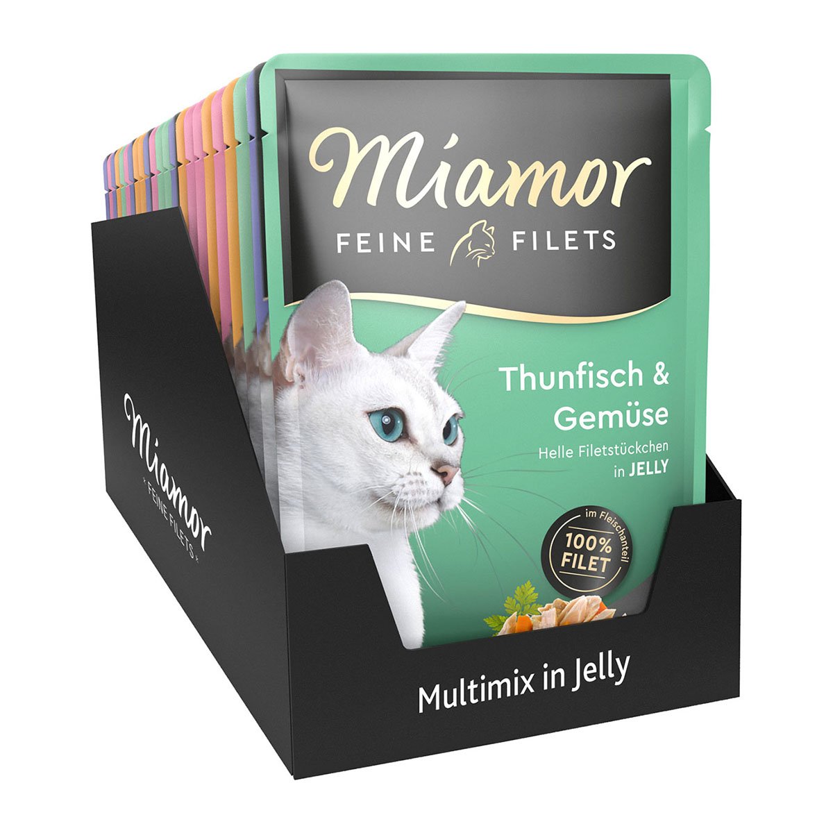 Miamor Feine Filets in Jelly Mixtray Pouch 48x100g von Miamor
