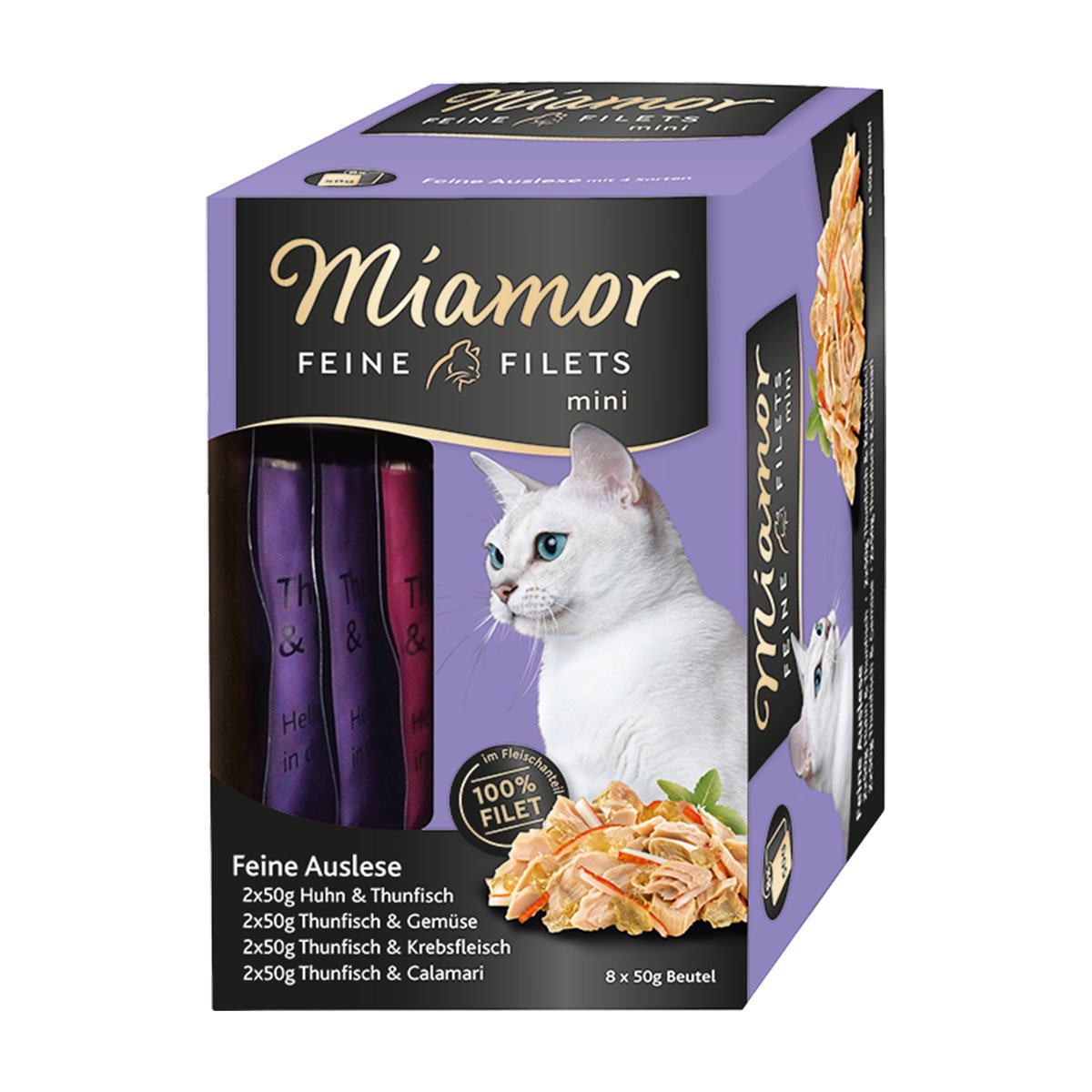 Miamor Feine Filets in Jelly Mixtray Pouch 48x100g von Miamor