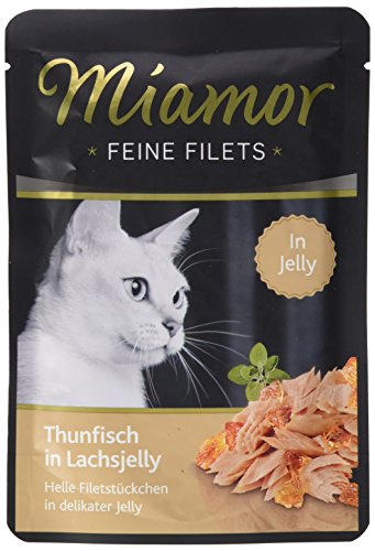 Miamor Feine Filets in Jelly Thunfisch in Lachsjelly 24x100g von B bangcool