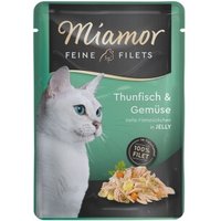 Miamor Feine Filets in Jelly Thunfisch und Gemüse 48x100 g von Miamor