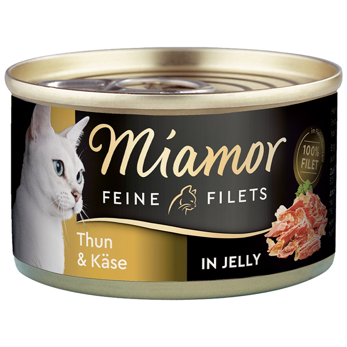 Miamor Feine Filets in Jelly Thunfisch und Käse 100g Dose 48x100g von Miamor