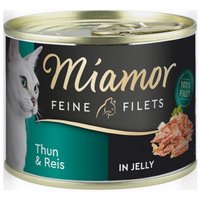 Miamor Feine Filets in Jelly Thunfisch und Reis 24x185 g von Miamor