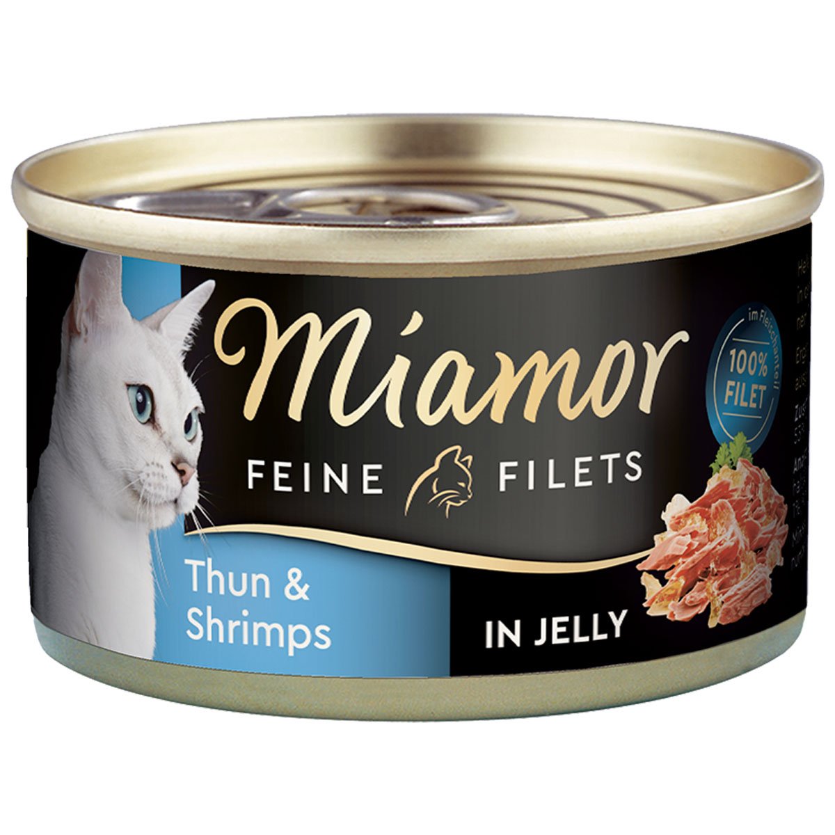 Miamor Feine Filets in Jelly Thunfisch und Shrimps 100g Dose 48x100g von Miamor