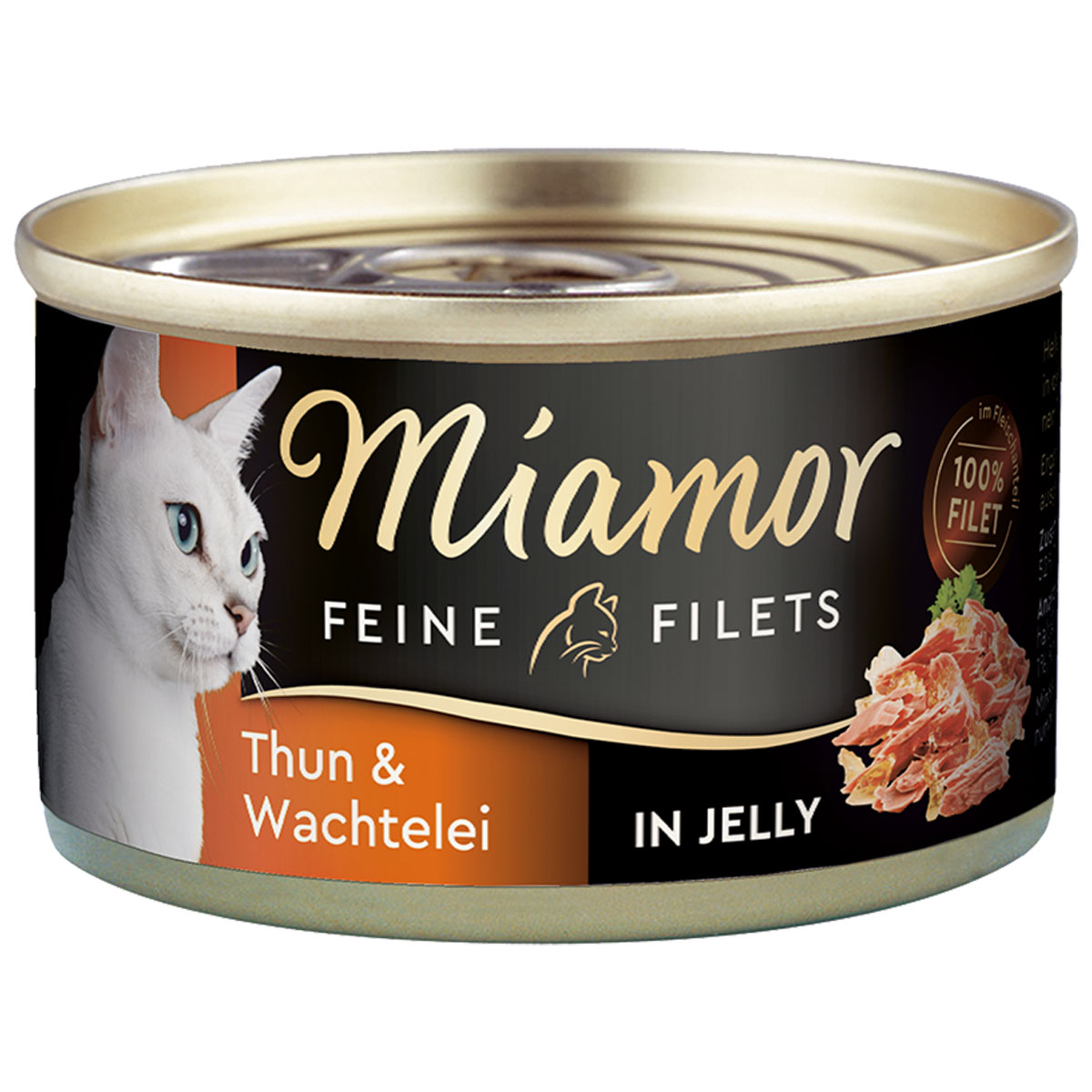 Miamor Feine Filets in Jelly Thunfisch und Wachtelei 100g 24x100g von Miamor