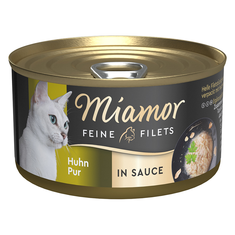 Miamor Feine Filets in Soße 24 x 85 g - Huhn pur von Miamor