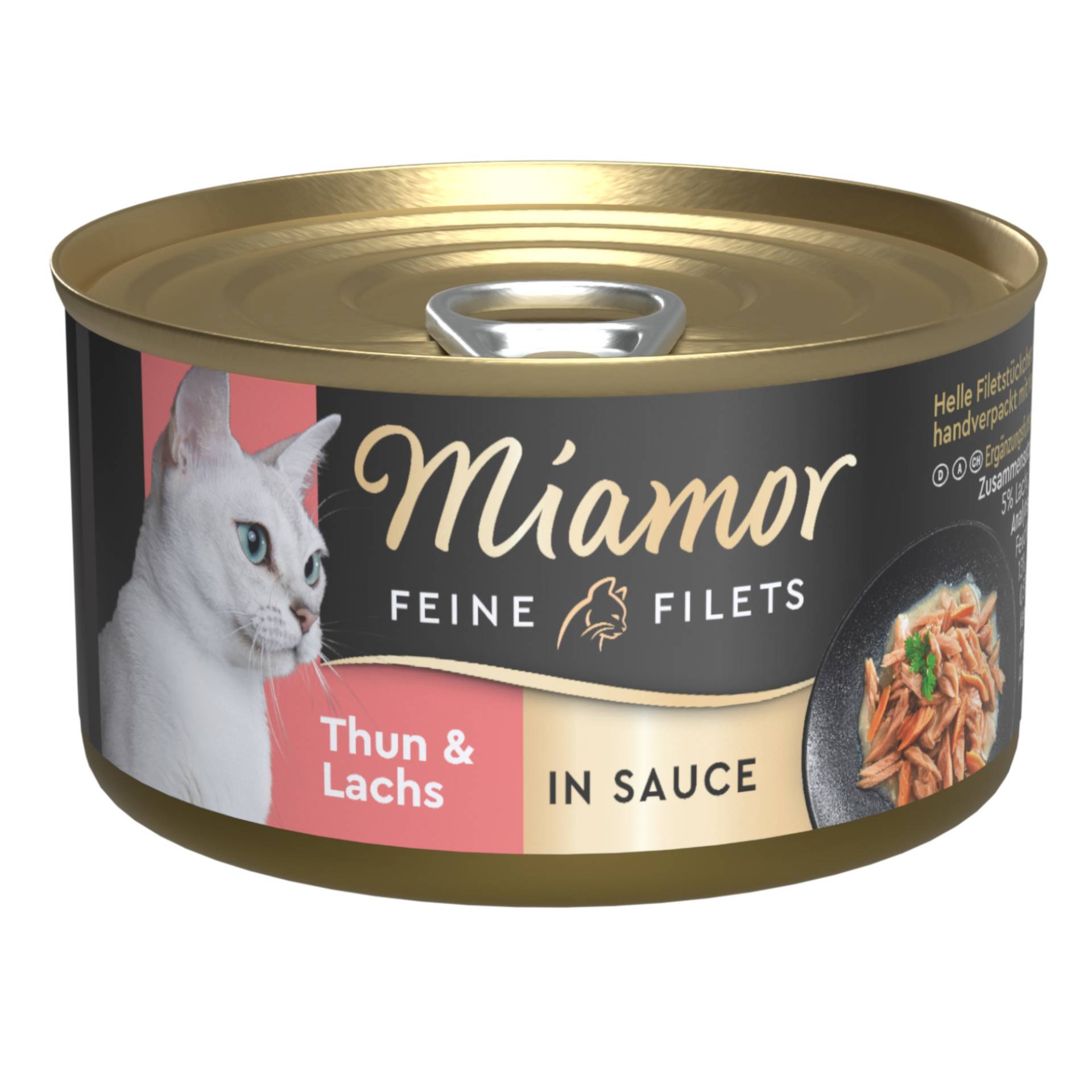 Miamor Feine Filets in Soße 24 x 85 g - Thunfisch & Lachs von Miamor