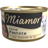 Miamor Feine Pastete Katze Nassfutter Adult Huhn mit Ei 12x85 g von Miamor