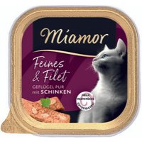 Miamor Feines&Filet Geflügel Pur&Schinken 16x100g Miamor Feines&Filet Geflügel Pur&Schinken 16x100g von Miamor