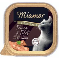 Miamor Feines&Filet Sen. Geflügel Pur&Reh 16x100g Miamor Feines&Filet Sen. Geflügel Pur&Reh 16x100g von Miamor
