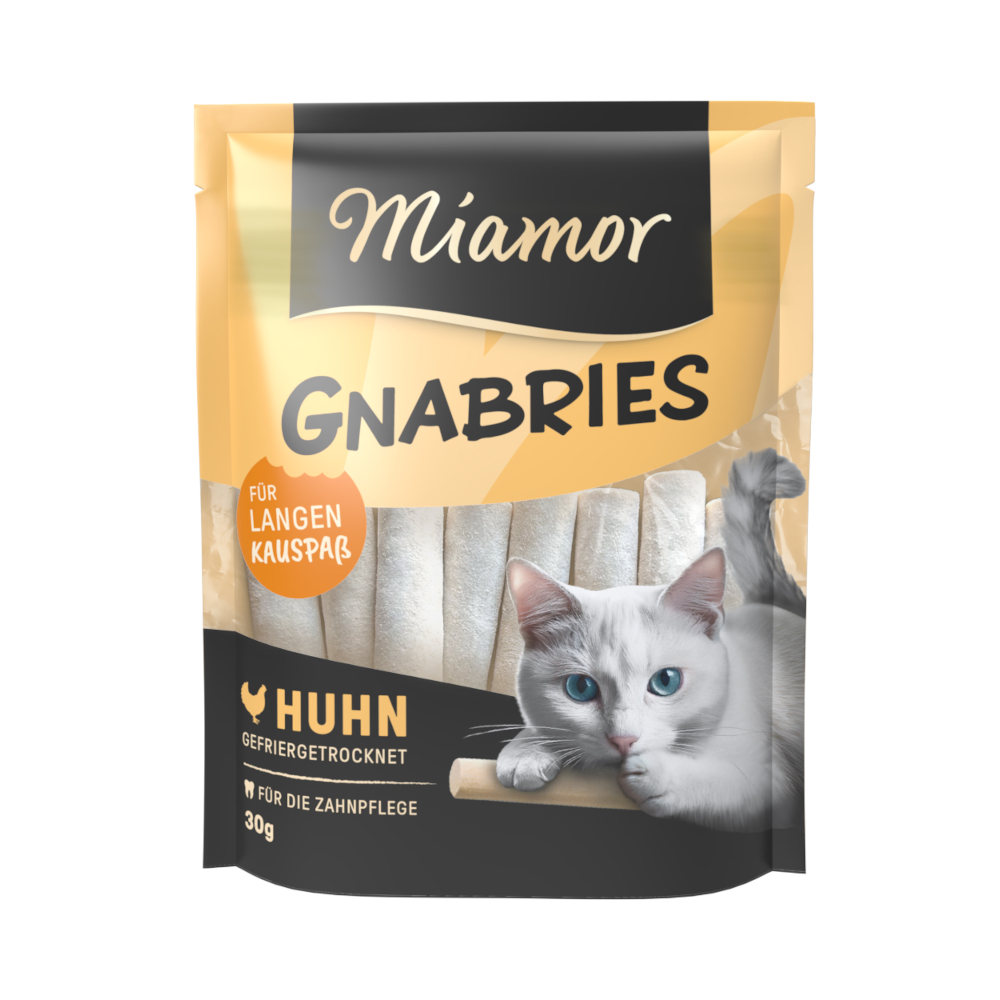 Miamor Gnabries Knabbersticks - Sparpaket: Huhn (12 x 30 g) von Miamor