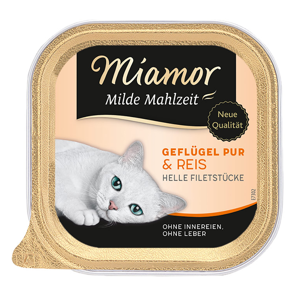 Miamor Milde Mahlzeit 6 x 100 g - Geflügel Pur & Reis Miamor Milde Mahlzeit 6 x 100 g - Geflügel Pur & Reis von Miamor