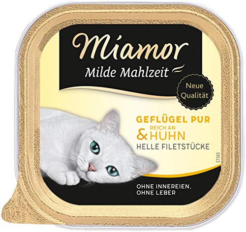 Miamor Milde Mahlzeit Geflügel Pur & Huhn 16 x 100g von Miamor