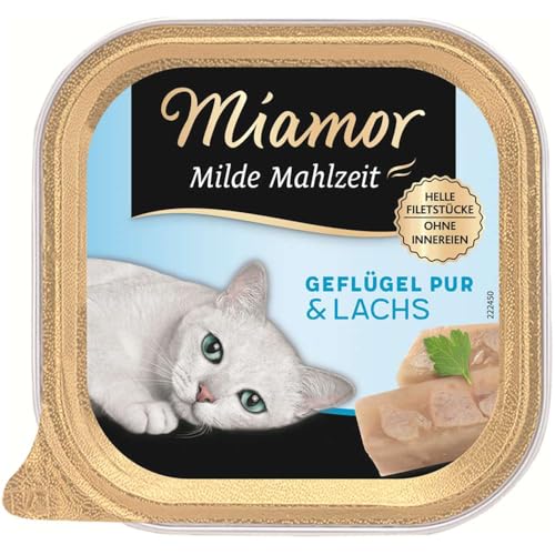 Miamor | Milde Mahlzeit Geflügel Pur & Lachs | 16 x 100 g Miamor | Milde Mahlzeit Geflügel Pur & Lachs | 16 x 100 g von Miamor