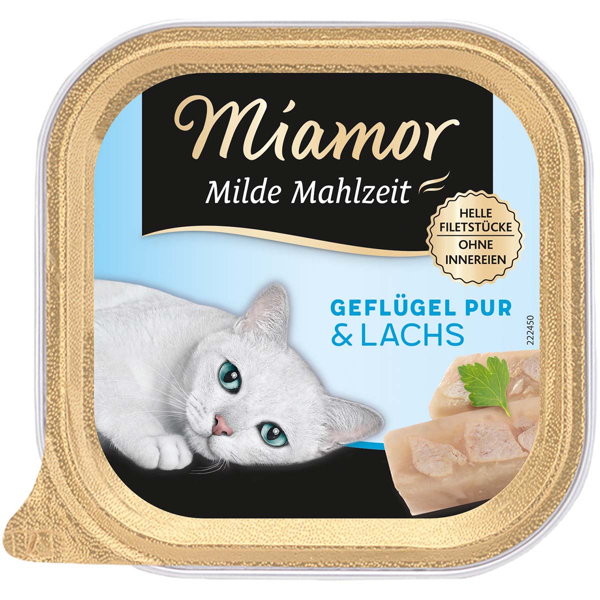 Miamor Milde Mahlzeit Geflügel Pur & Lachs 32x100g von Miamor