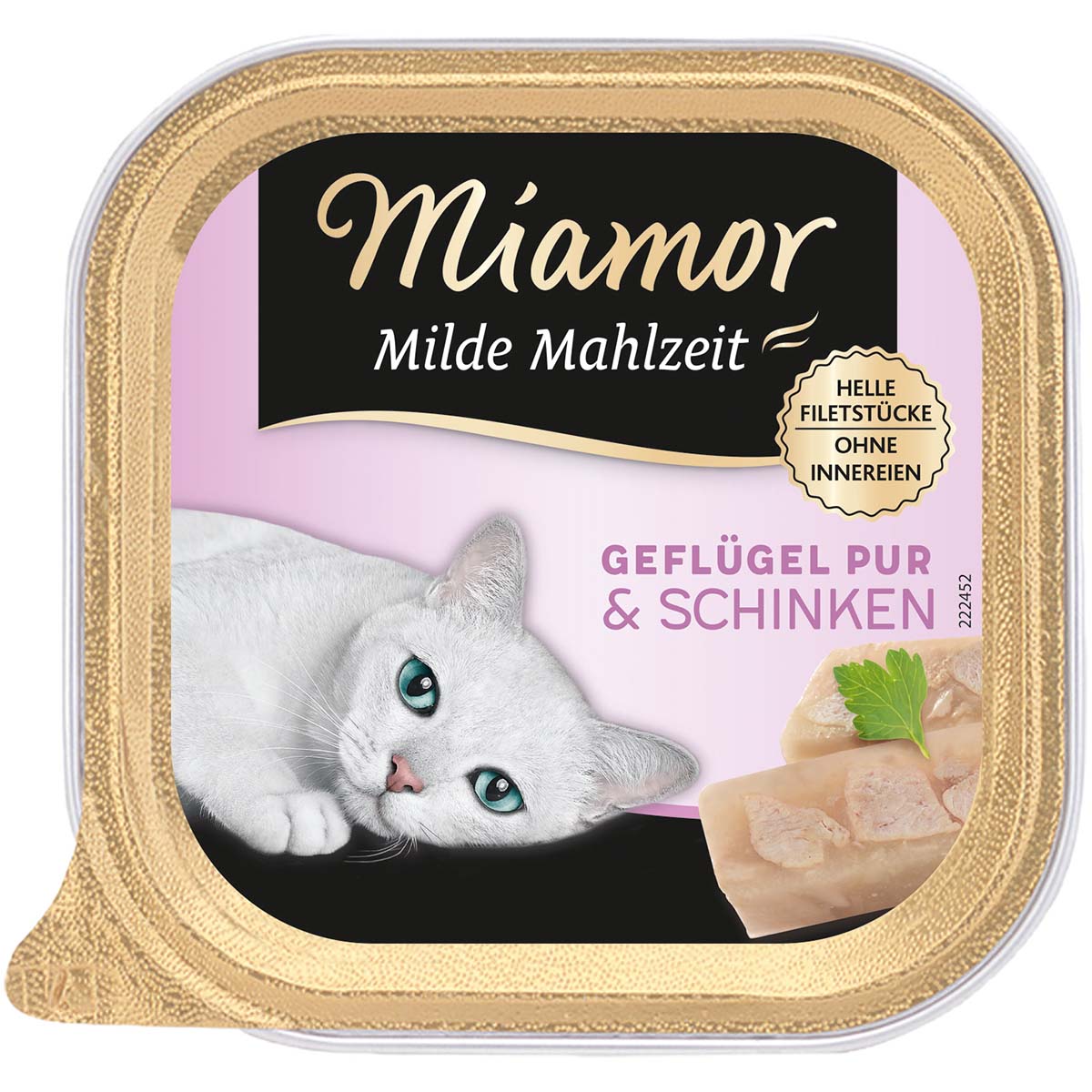 Miamor Milde Mahlzeit Geflügel Pur & Schinken 32x100g von Miamor
