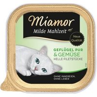 Miamor Milde Mahlzeit Geflügel pur und Gemüse 32x100 g von Miamor