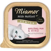 Miamor Milde Mahlzeit Senior Geflügel & Rind 64x100 g von Miamor